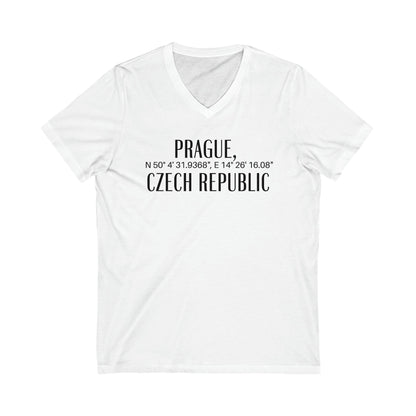 Prague, Czech Republic Coordinates V-Tee Atlas Wanderlust