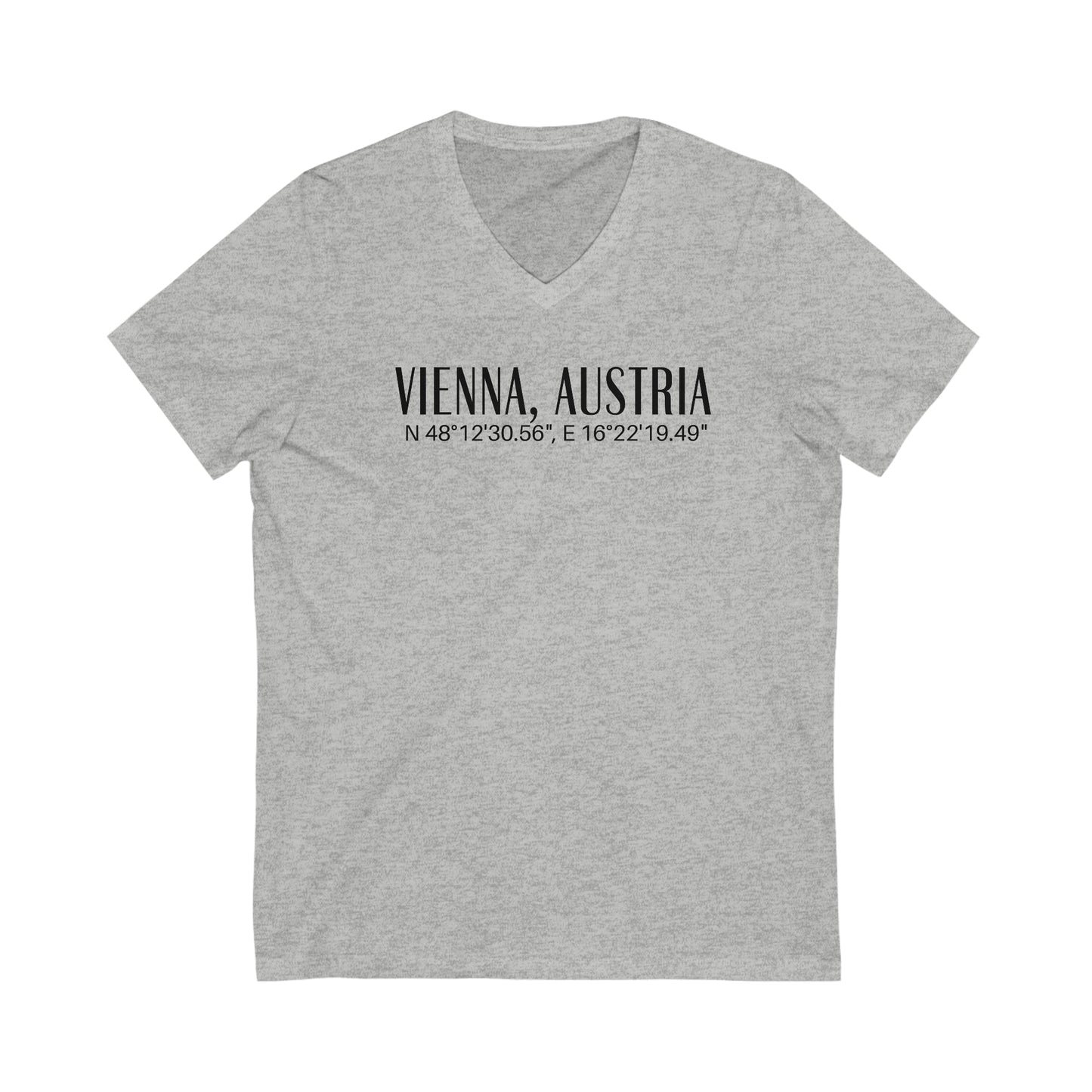Vienna, Austria Coordinates V-Tee Atlas Wanderlust