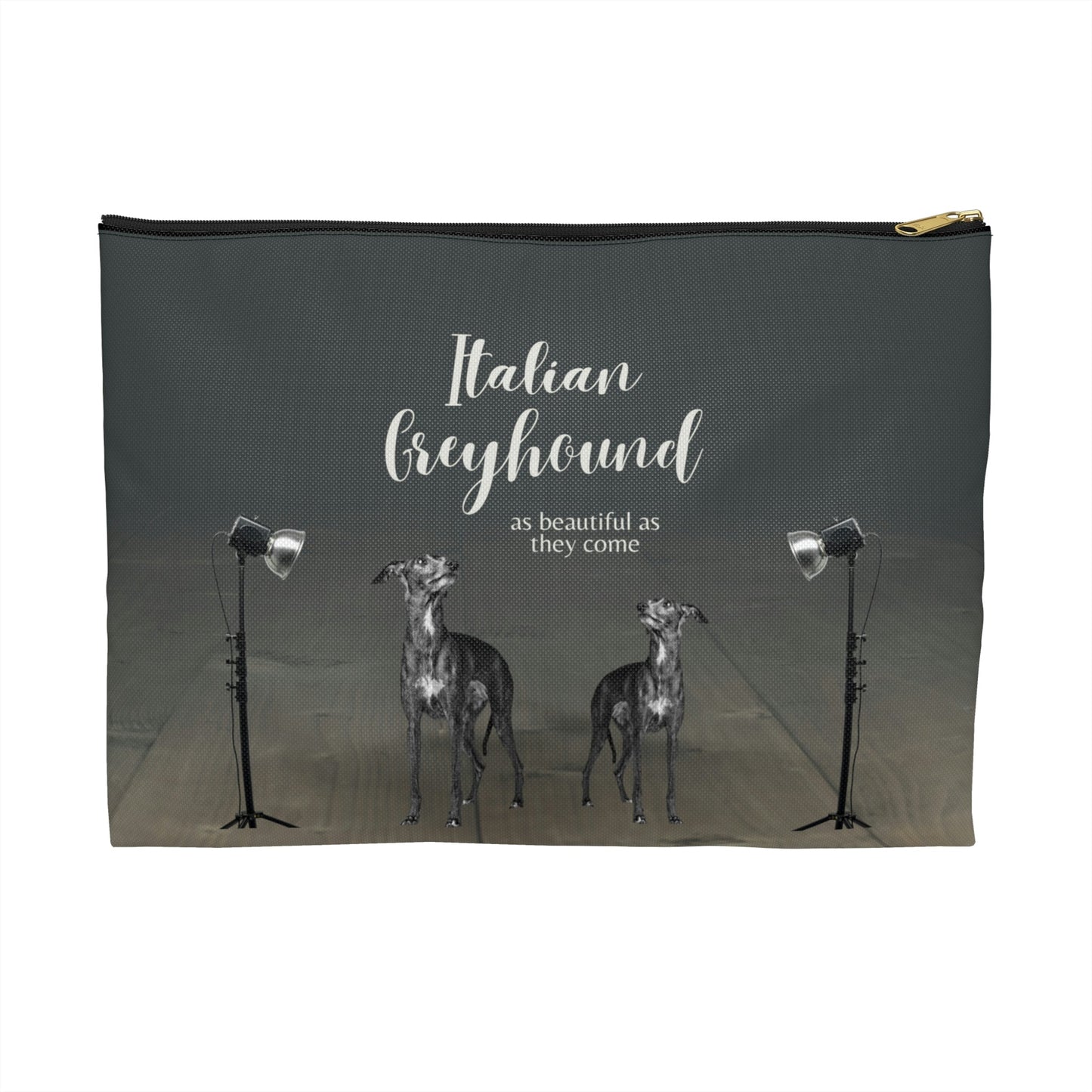 Italian Greyhound Accessory Pouch, Photo Shoot Bag Atlas Wanderlust