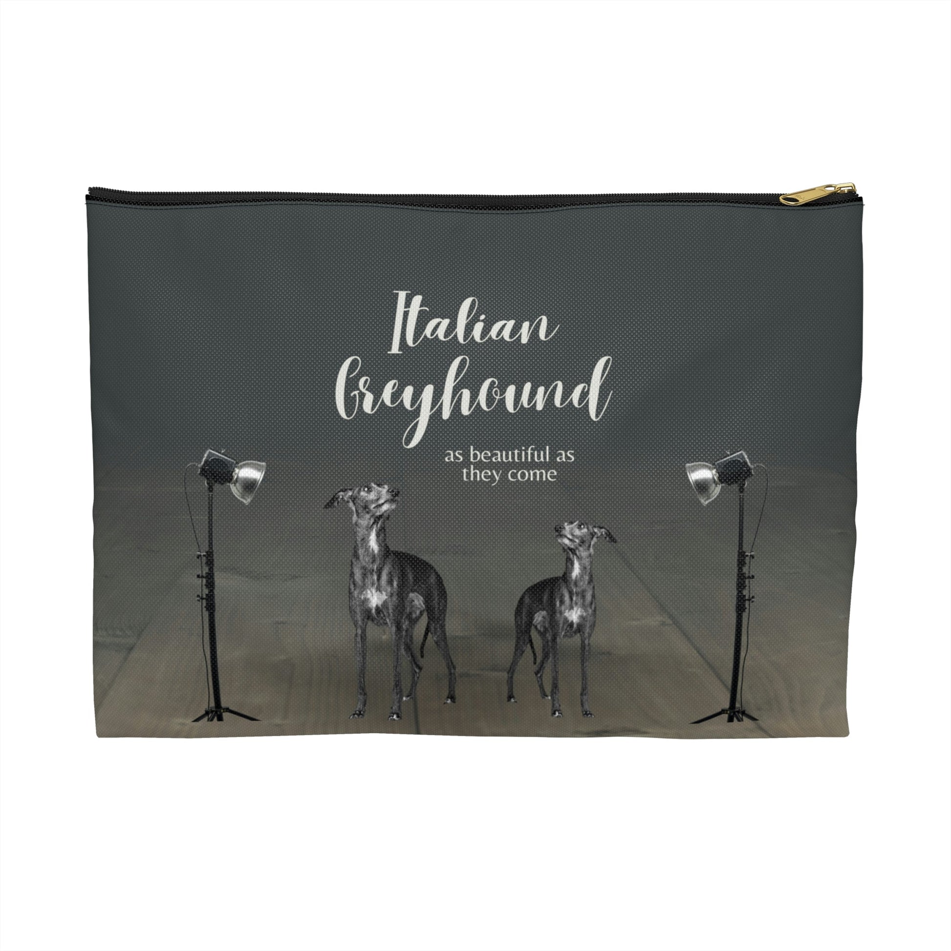 Italian Greyhound Accessory Pouch, Photo Shoot Bag Atlas Wanderlust