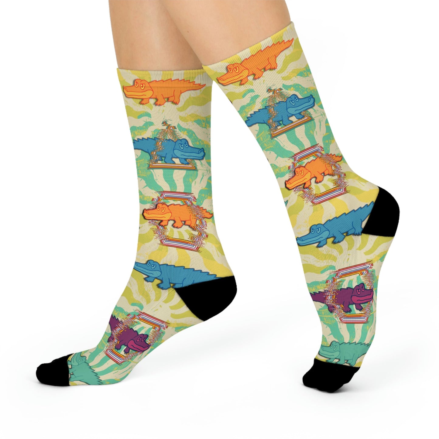 King Gizzard & the Lizard Wizard Psychedelic Socks 1 Unisex Adult Stretchy Mid Calf Original Atlas Wanderlust