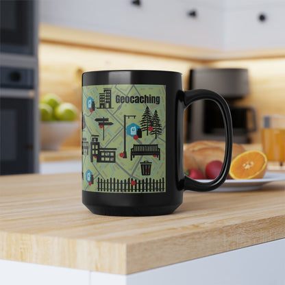 Geocaching Mug Atlas Wanderlust