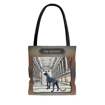 Great Dane Tote Bag, Modern Atlas Wanderlust