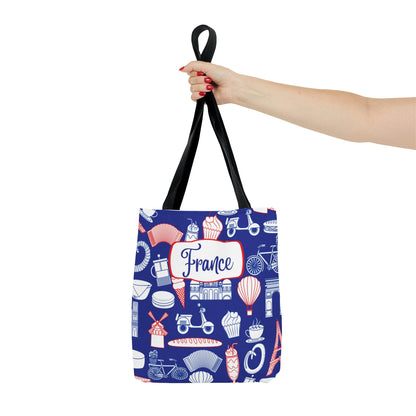 French Tote, Bon Jour Atlas Wanderlust