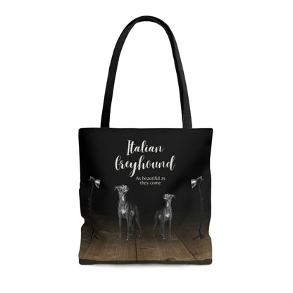 Italian Greyhound Tote Bag, Modern, and Practical Bag, IG - The Dapper Dogg