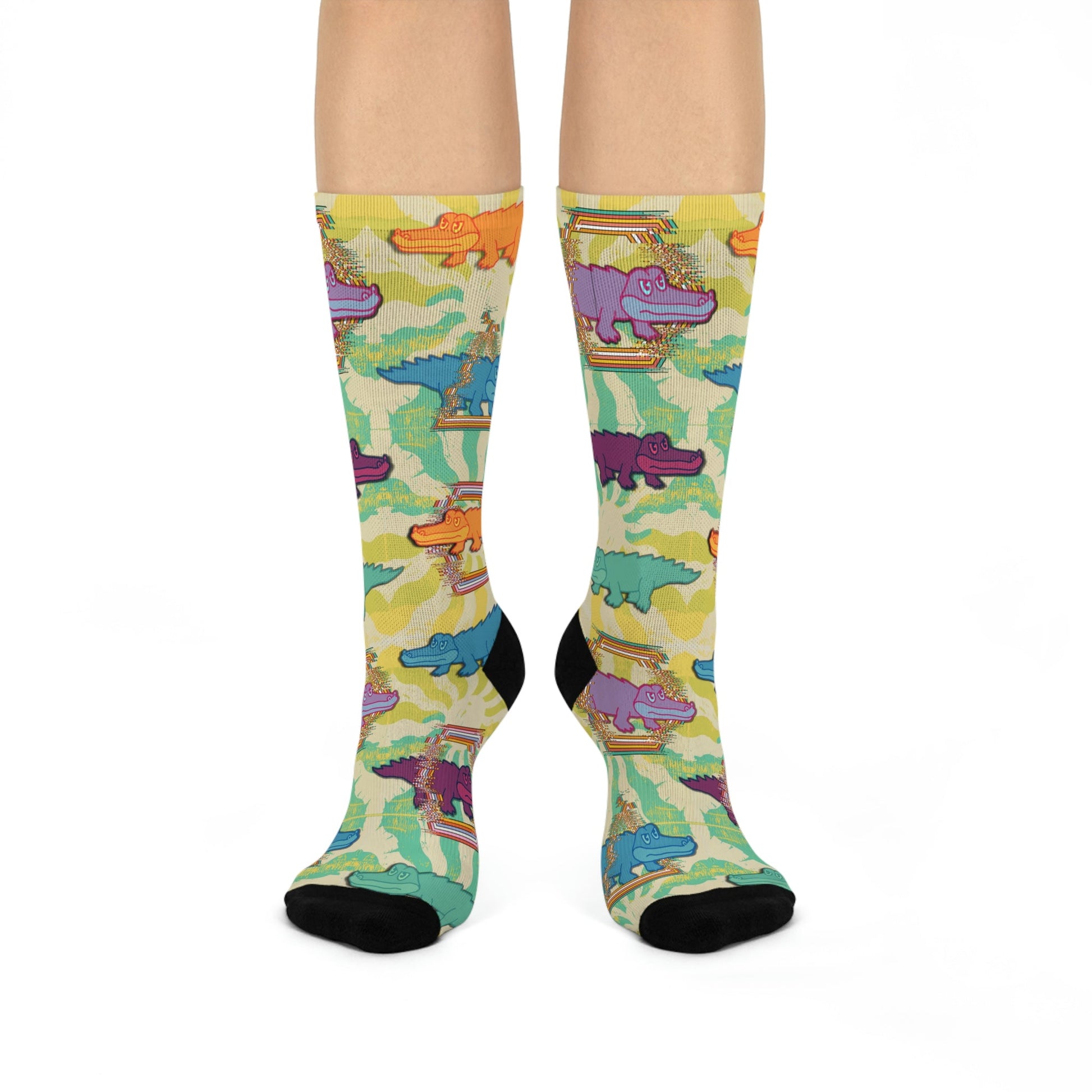King Gizzard & the Lizard Wizard Psychedelic Socks 1 Unisex Adult Stretchy Mid Calf Original Atlas Wanderlust