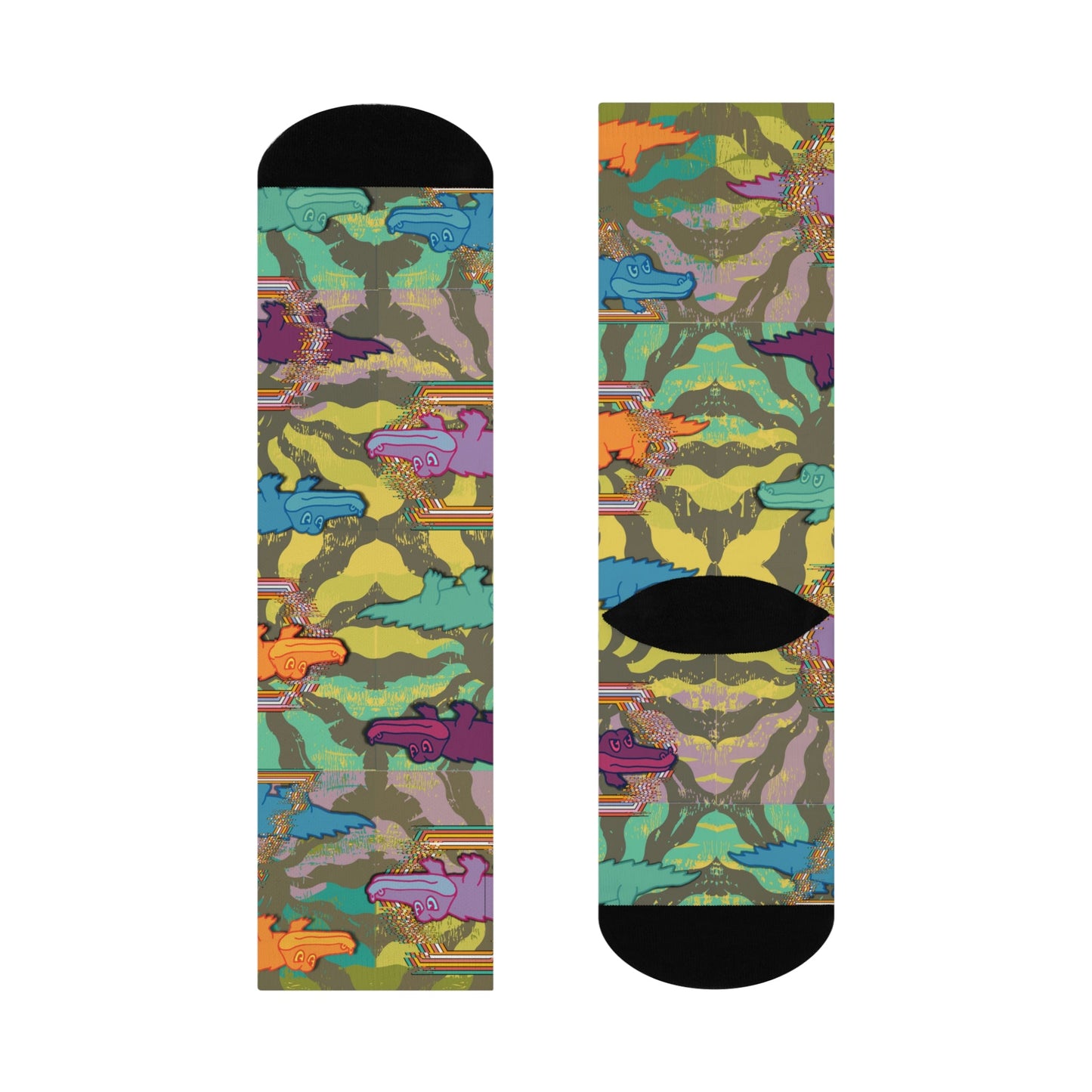 King Gizzard & the Lizard Wizard Psychedelic Socks 2 Unisex Adult Stretchy Mid Calf Original Atlas Wanderlust