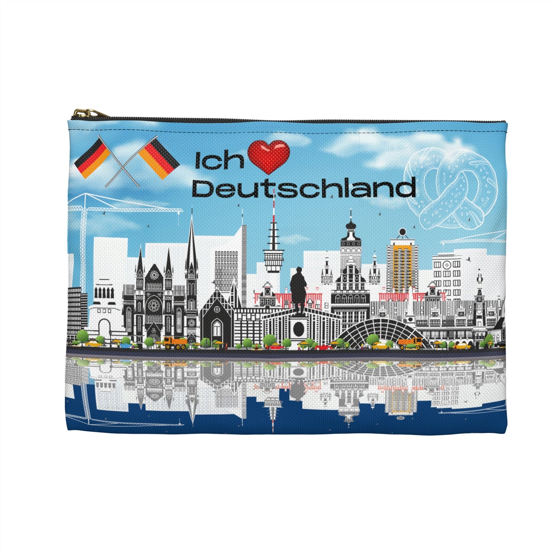 Germany Accessory Pouch, Deutschland Bag Atlas Wanderlust