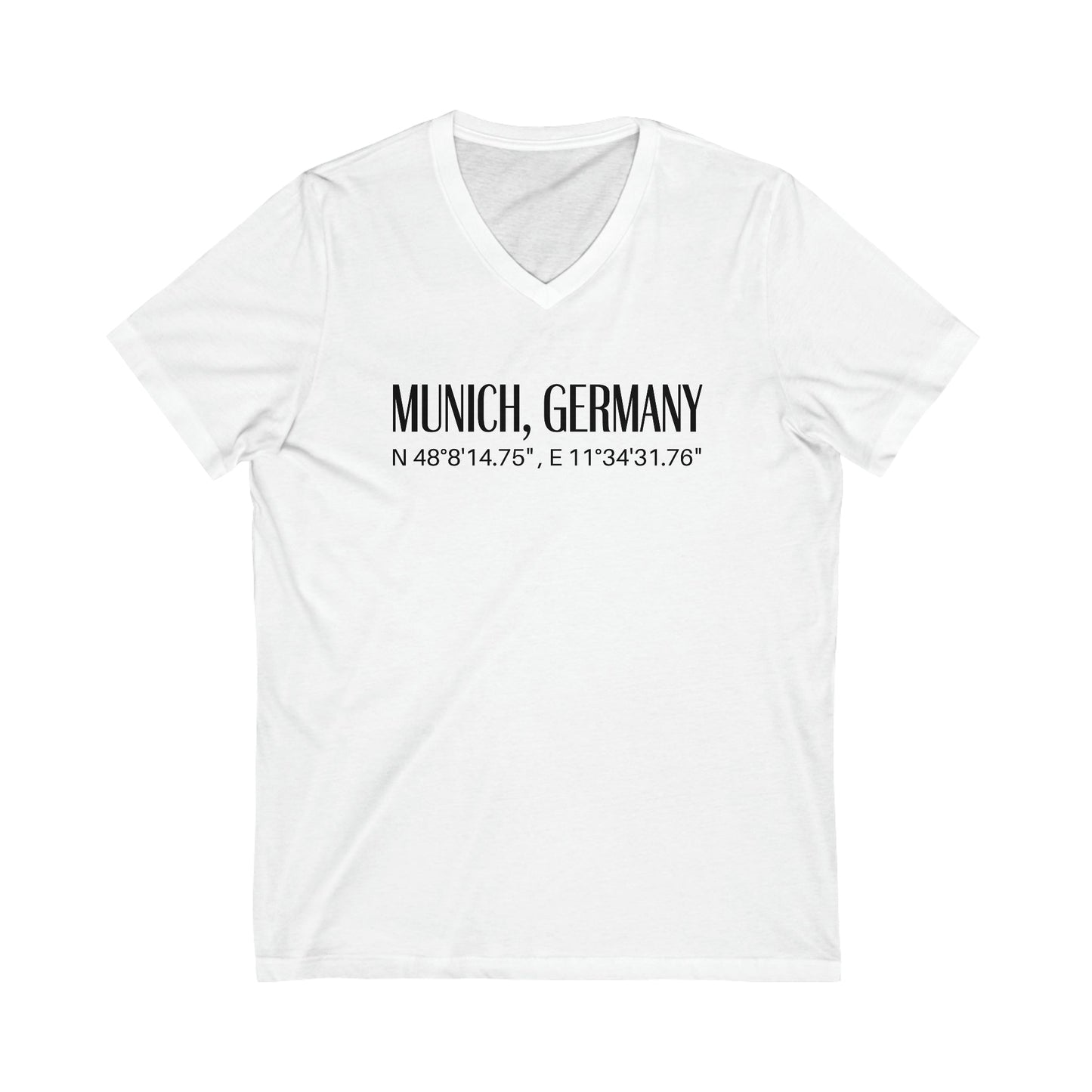 Munich, Germany Coordinates V-Tee Atlas Wanderlust