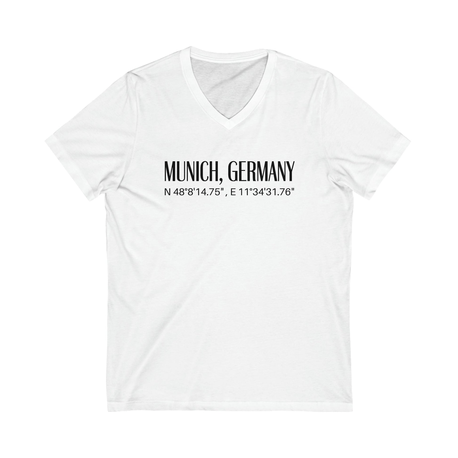 Munich, Germany Coordinates V-Tee Atlas Wanderlust