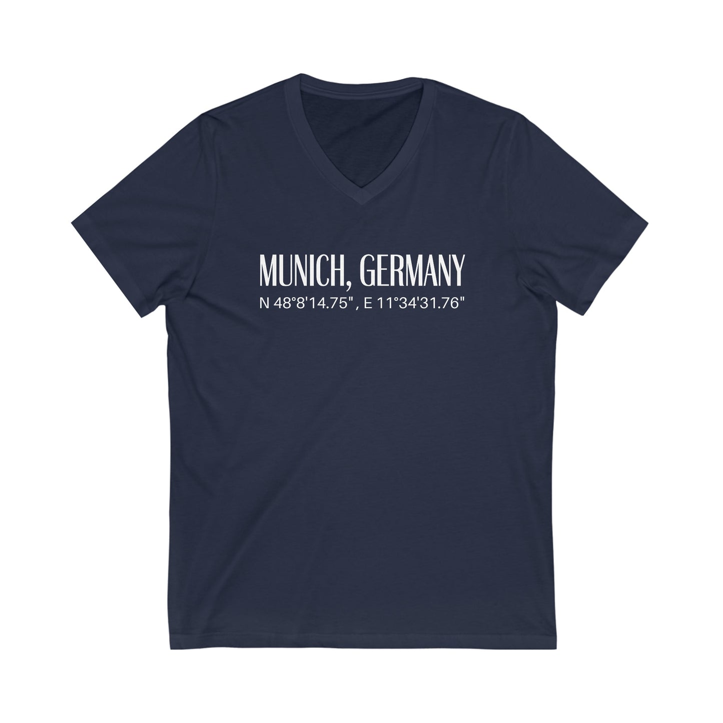Munich, Germany Coordinates V-Tee Atlas Wanderlust