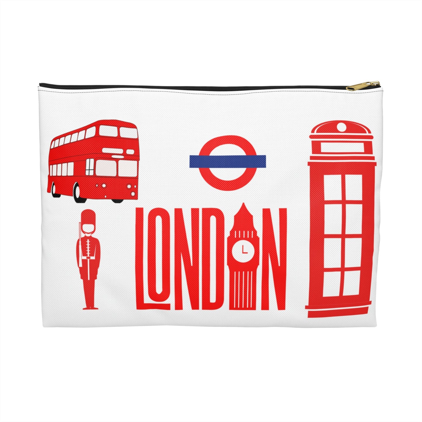 London Accessory Pouch, Phone Booth Bag Atlas Wanderlust