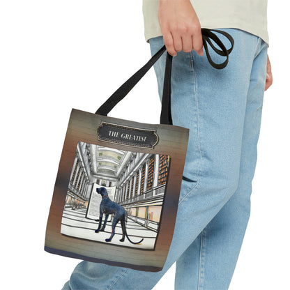 Great Dane Tote Bag, Modern Atlas Wanderlust
