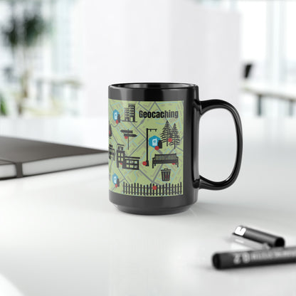 Geocaching Mug Atlas Wanderlust