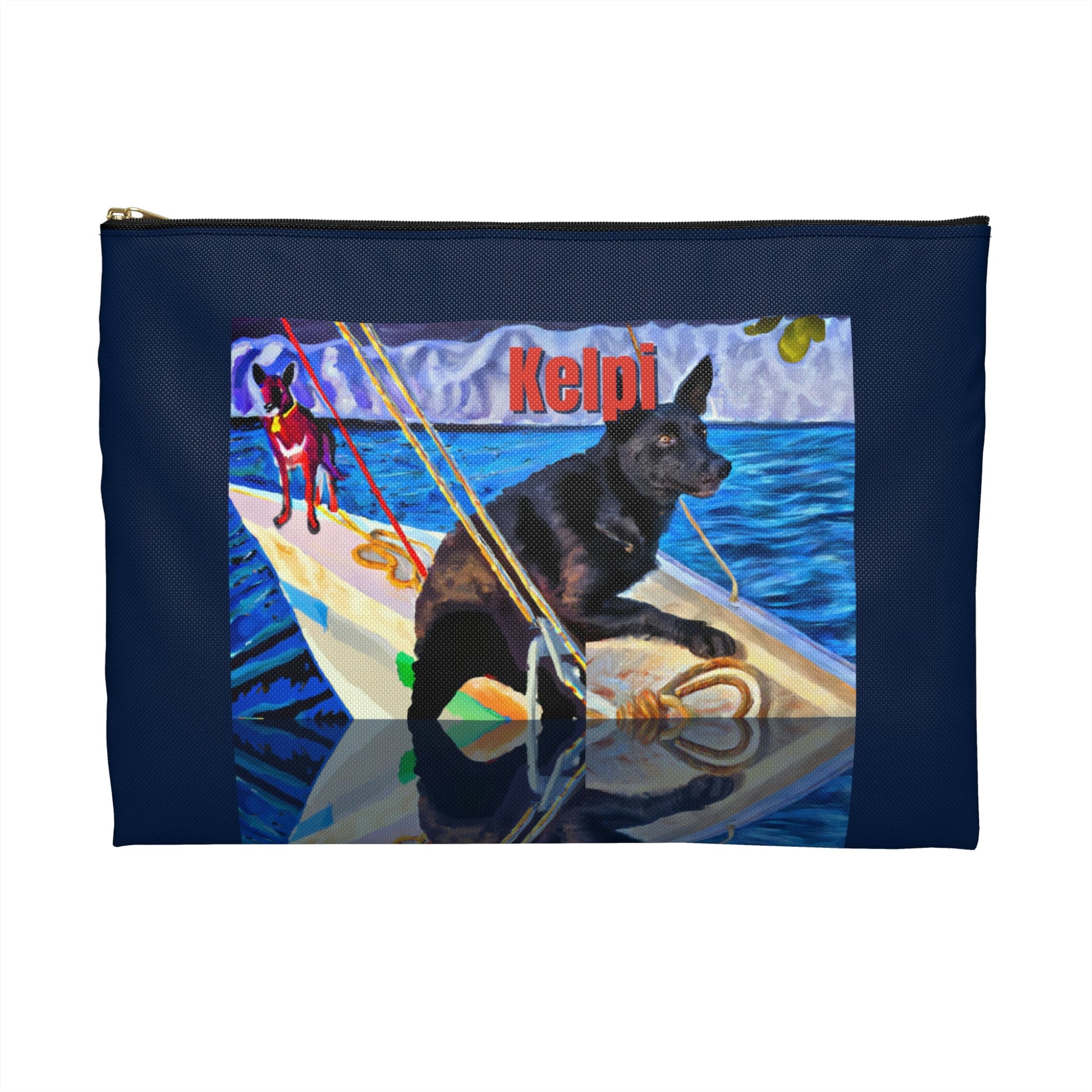 Australian Cattle Dog Accessory Pouch, Kelpie Bag Atlas Wanderlust