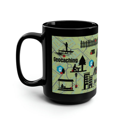 Geocaching Mug Atlas Wanderlust