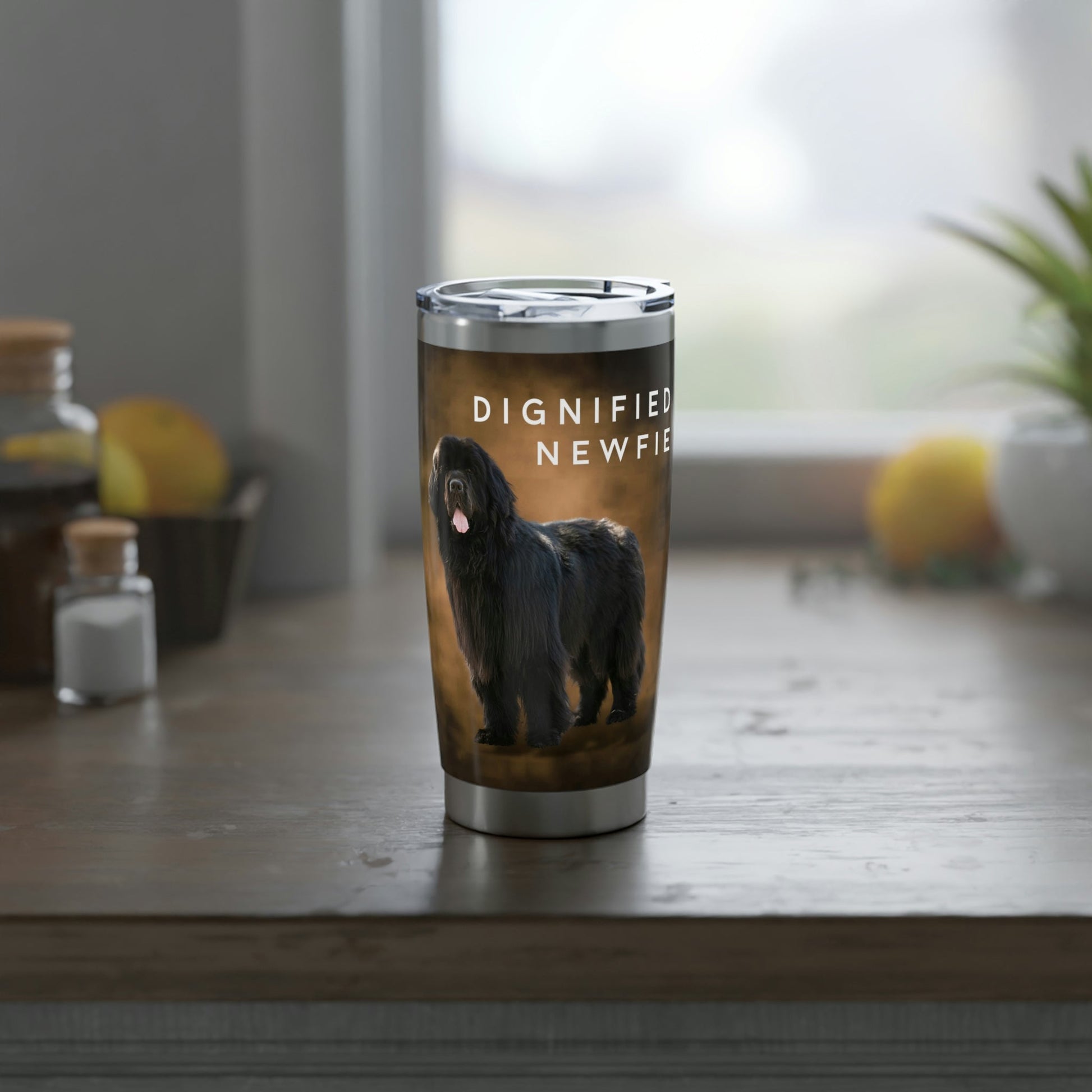 Newfoundland Tumbler, Dignified, 20 oz Stainless Steel Atlas Wanderlust