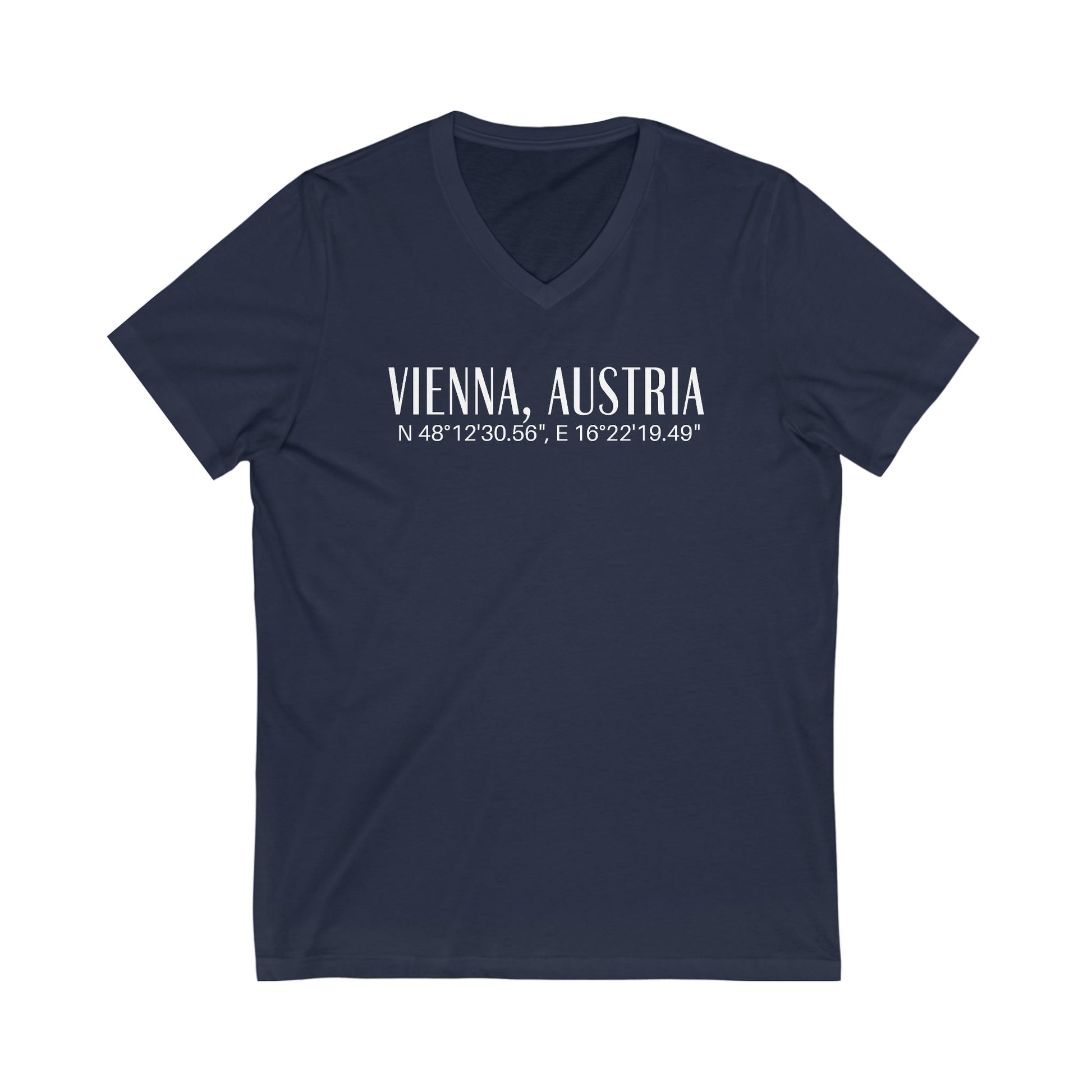 Vienna, Austria Coordinates V-Tee Atlas Wanderlust