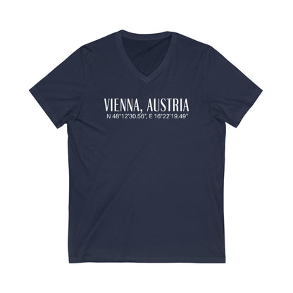 Vienna, Austria Coordinates V-Tee Atlas Wanderlust
