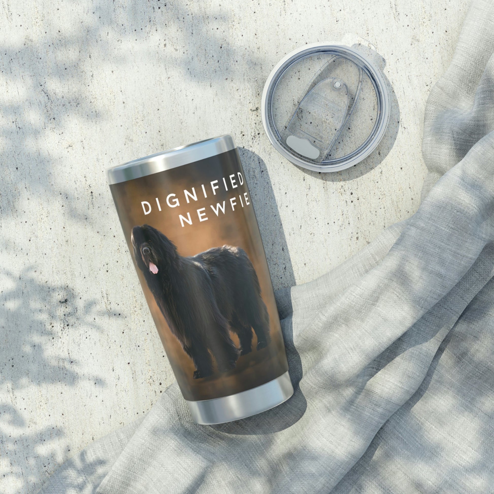 Newfoundland Tumbler, Dignified, 20 oz Stainless Steel Atlas Wanderlust