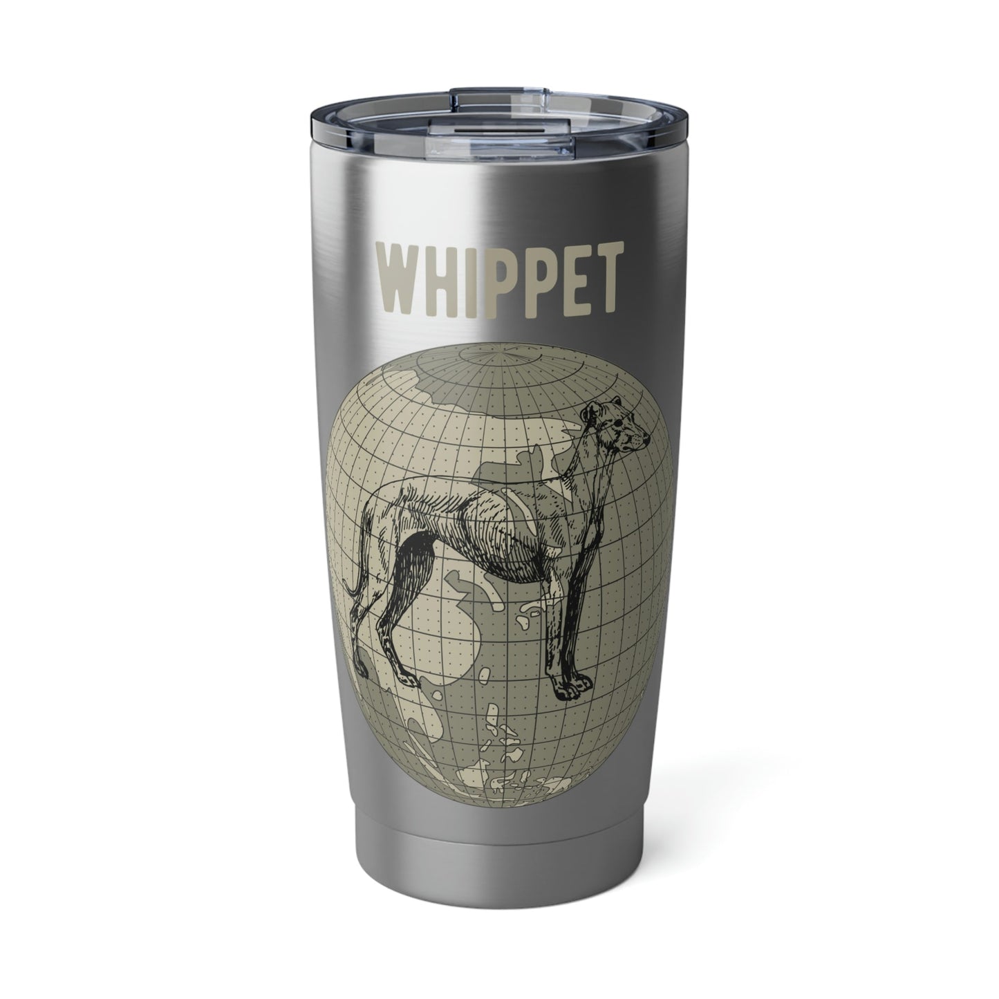 Whippet Tumbler, Old-World Map, 20 oz Stainless Steel Atlas Wanderlust