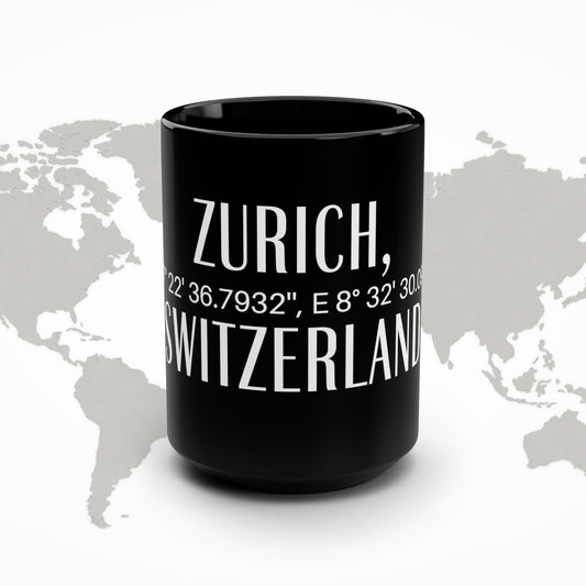 Zurich, Switzerland Mug Atlas Wanderlust