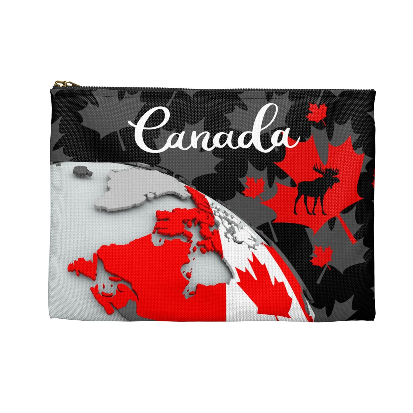 Canada Accessory Pouch, Maple Leaf Bag Atlas Wanderlust