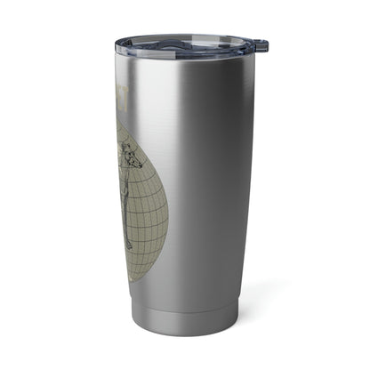 Whippet Tumbler, Old-World Map, 20 oz Stainless Steel Atlas Wanderlust
