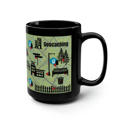 Geocaching Mug Atlas Wanderlust