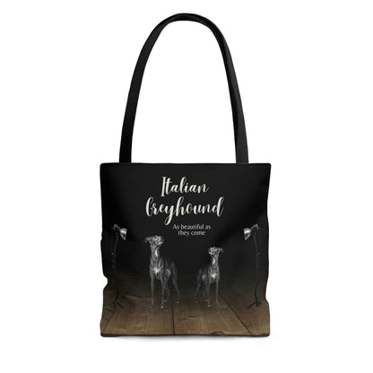 Italian Greyhound Tote Bag, Modern, and Practical Bag, IG - The Dapper Dogg