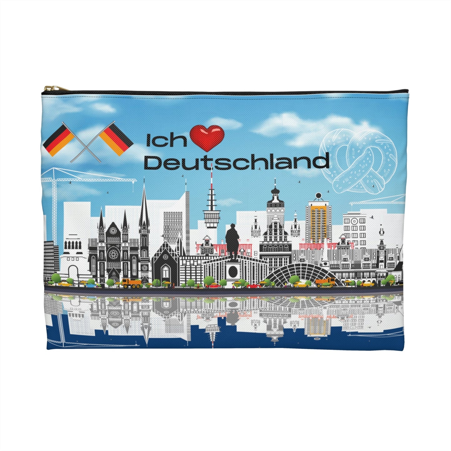 Germany Accessory Pouch, Deutschland Bag Atlas Wanderlust