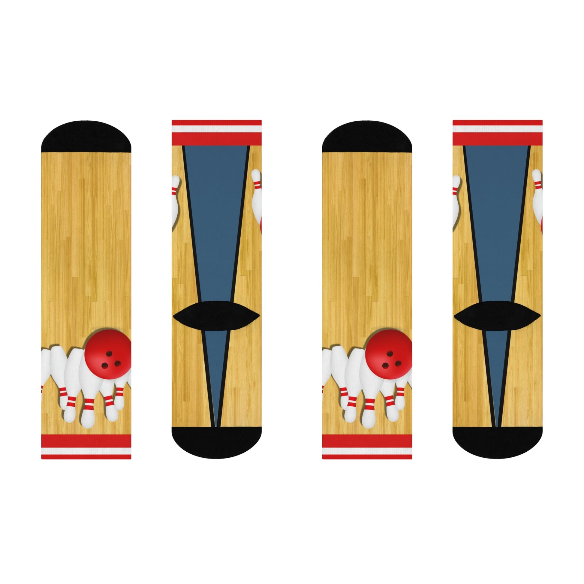 Bowling Socks Strike! Unisex Adult Stretchy Mid Calf Original Atlas Wanderlust