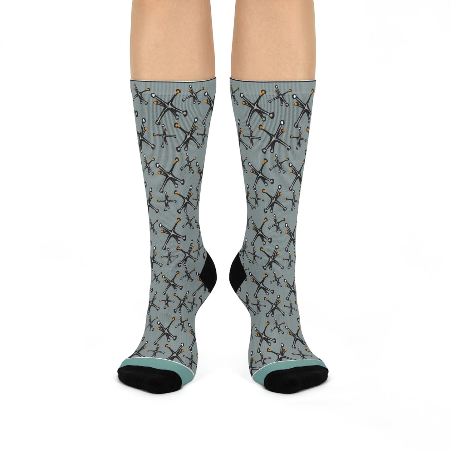 Jacks Socks! Vintage Unisex Adult Stretchy Mid Calf Original Atlas Wanderlust