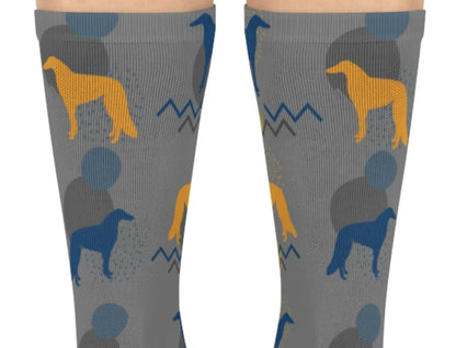 Classic Borzoi Socks | Hound Dog Socks | The Dapper Dogg