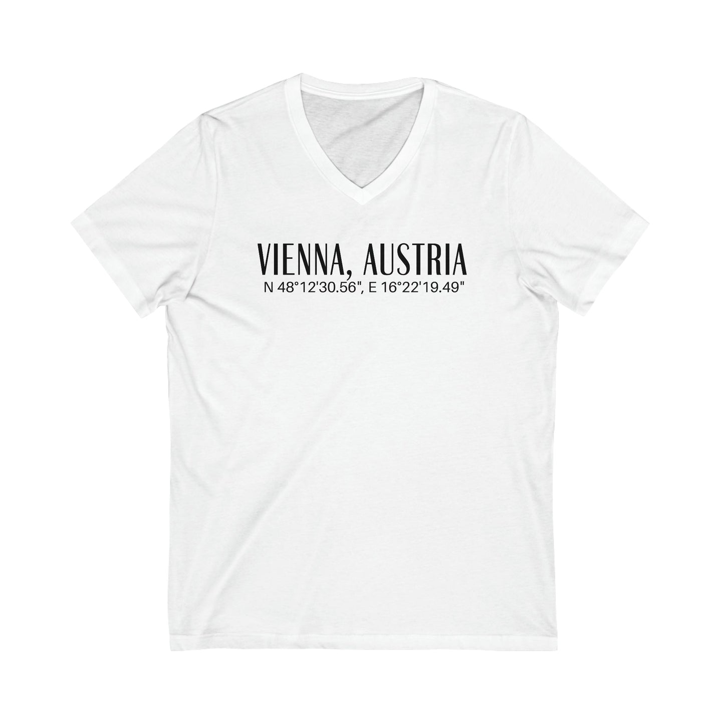 Vienna, Austria Coordinates V-Tee Atlas Wanderlust