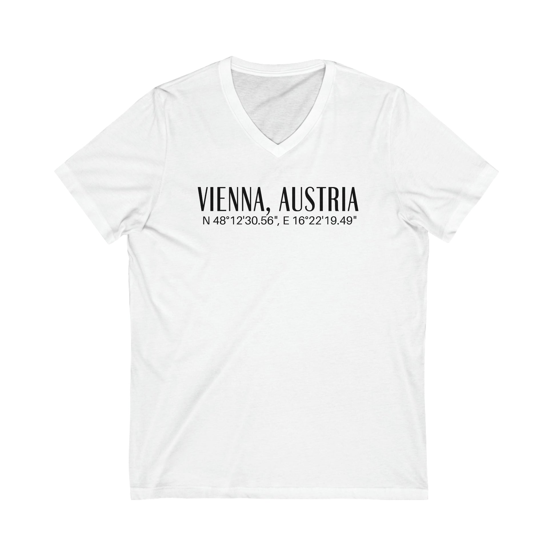 Vienna, Austria Coordinates V-Tee Atlas Wanderlust