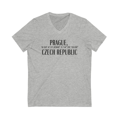 Prague, Czech Republic Coordinates V-Tee Atlas Wanderlust