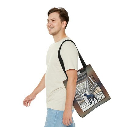 Great Dane Tote Bag, Modern Atlas Wanderlust