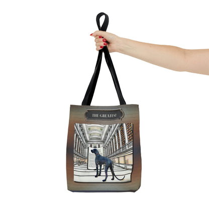 Great Dane Tote Bag, Modern Atlas Wanderlust