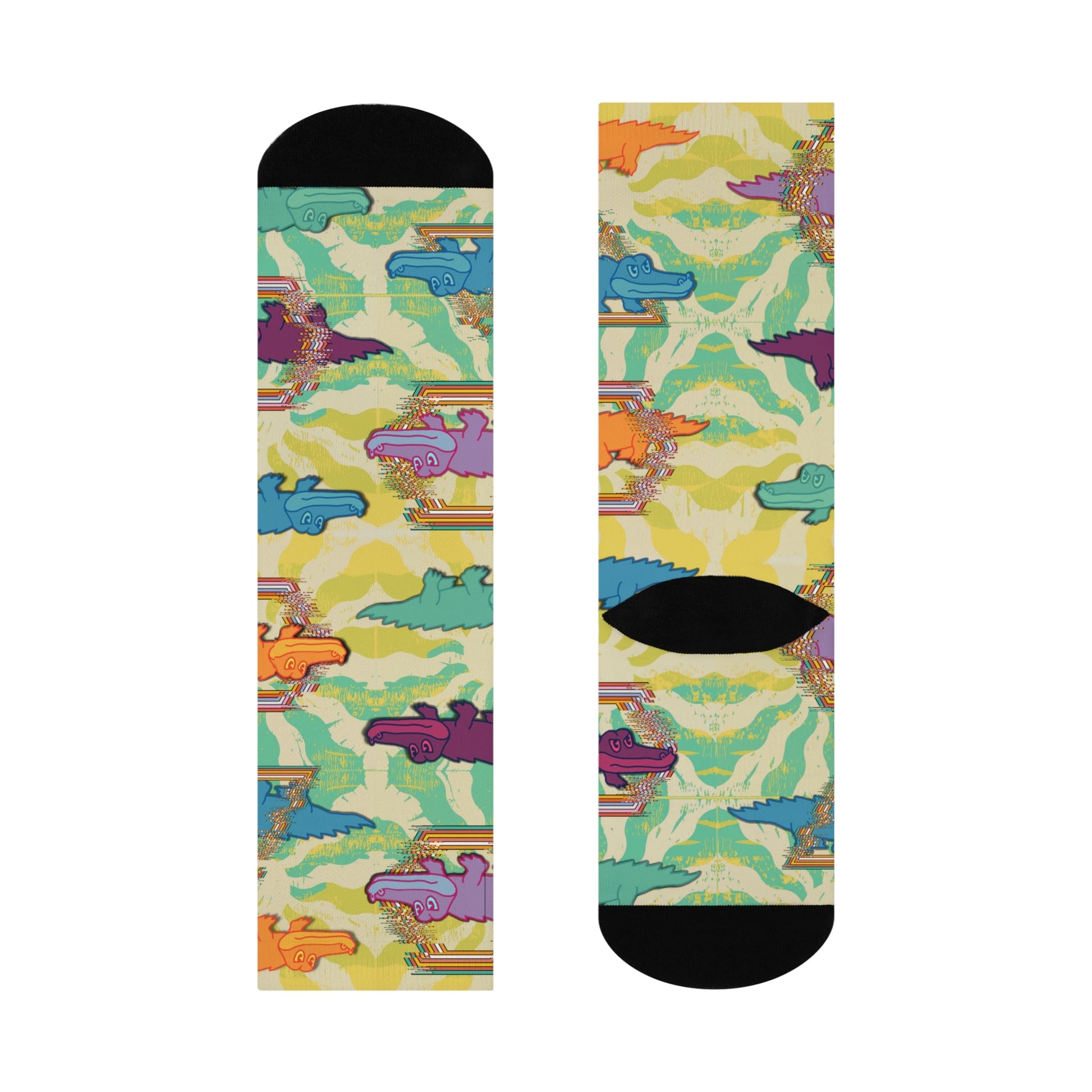 King Gizzard & the Lizard Wizard Psychedelic Socks 1 Unisex Adult Stretchy Mid Calf Original Atlas Wanderlust