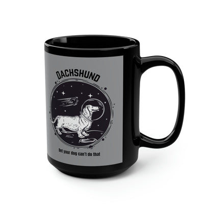 Dachshund Mug, Space Atlas Wanderlust