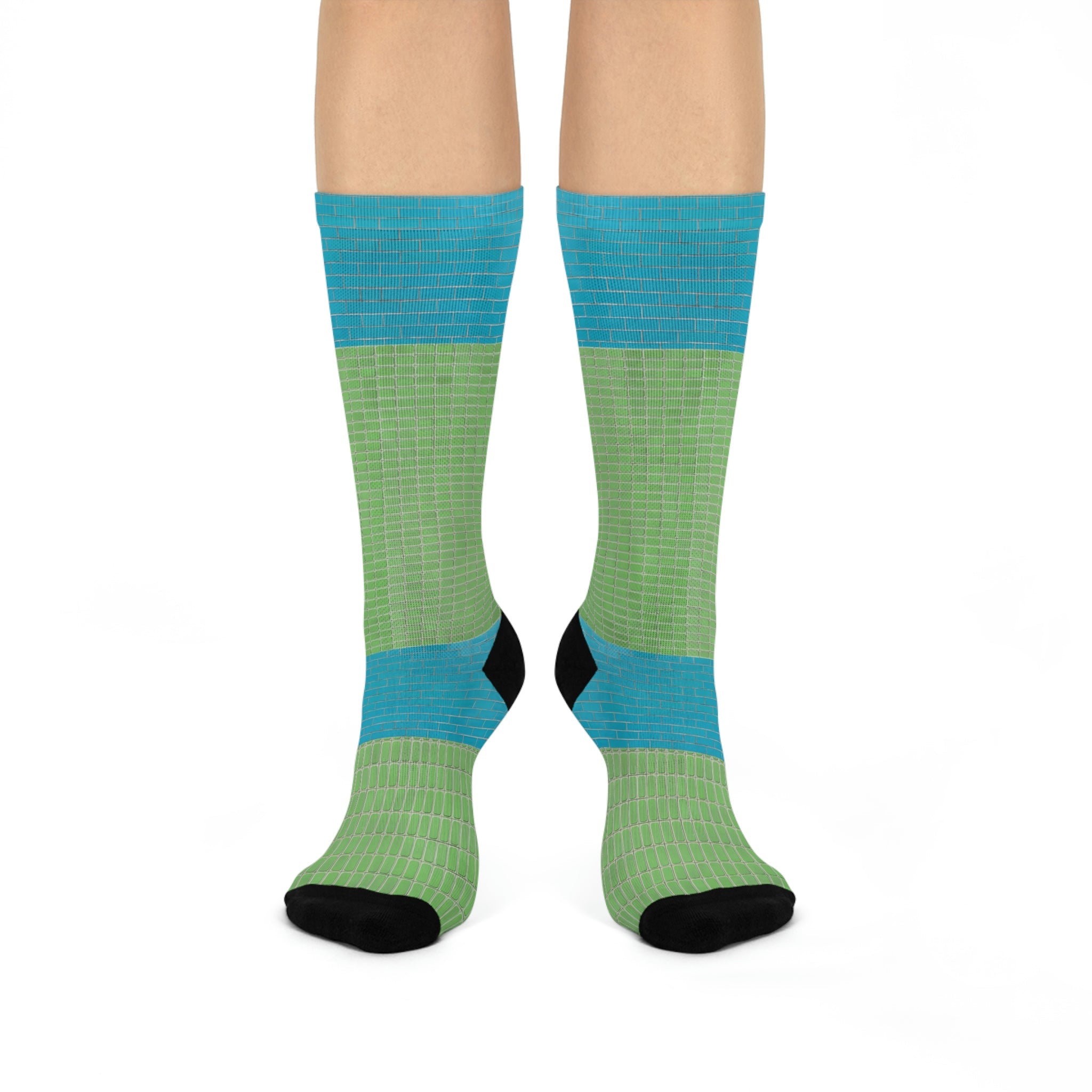 Ceramic Tile Socks Unisex Adult Stretchy Mid Calf Original – Atlas ...