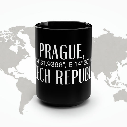 Prague, Czech Republic Mug Atlas Wanderlust