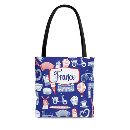 French Tote, Bon Jour Atlas Wanderlust
