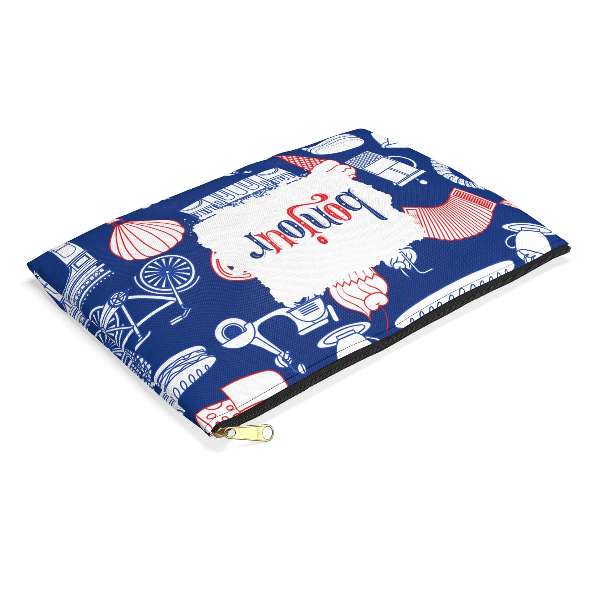French Accessory Pouch, Bonjour Bag Atlas Wanderlust