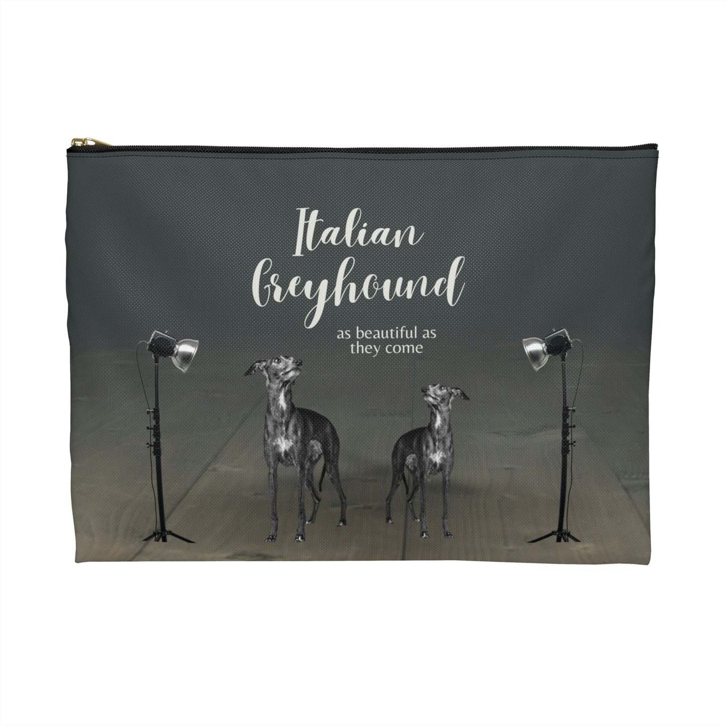 Italian Greyhound Accessory Pouch, Photo Shoot Bag Atlas Wanderlust