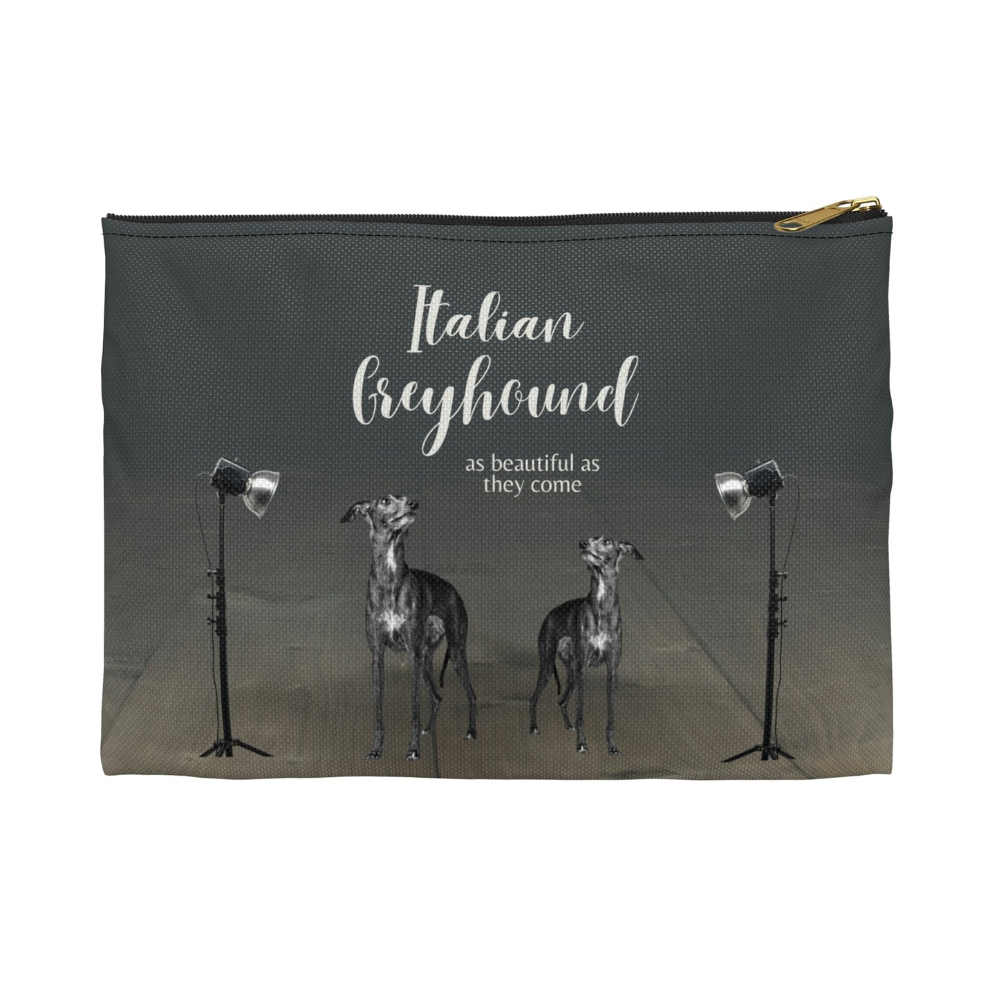 Italian Greyhound Accessory Pouch, Photo Shoot Bag Atlas Wanderlust