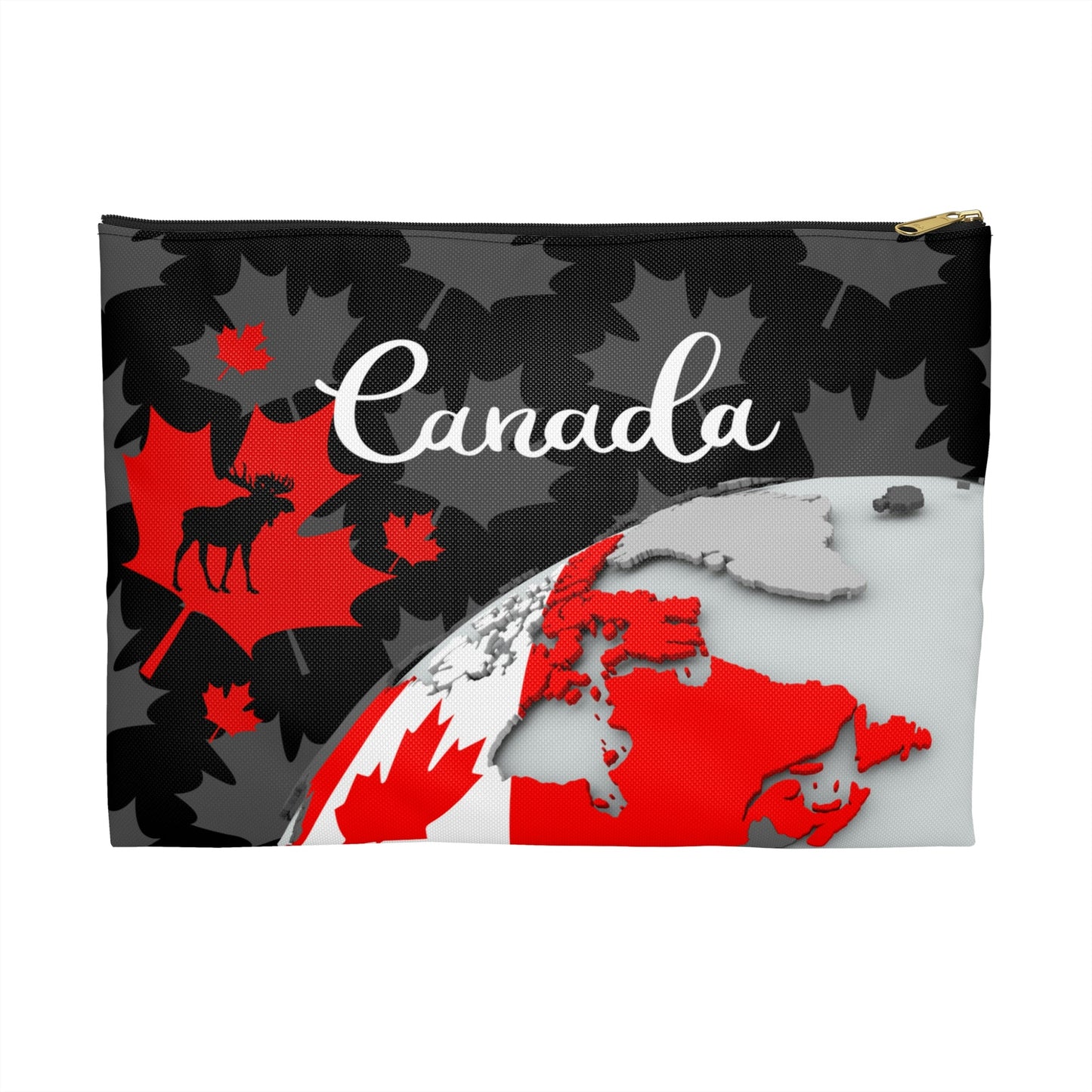 Canada Accessory Pouch, Maple Leaf Bag Atlas Wanderlust