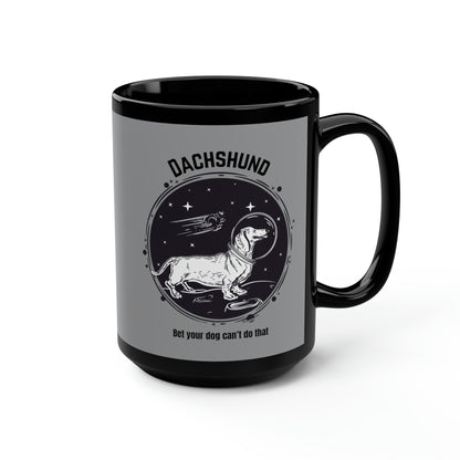 Dachshund Mug, Space Atlas Wanderlust