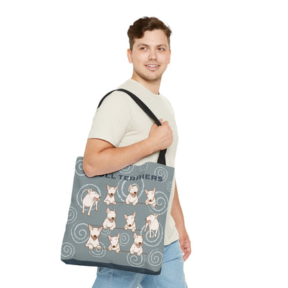 Bull Terrier Tote Bag Atlas Wanderlust